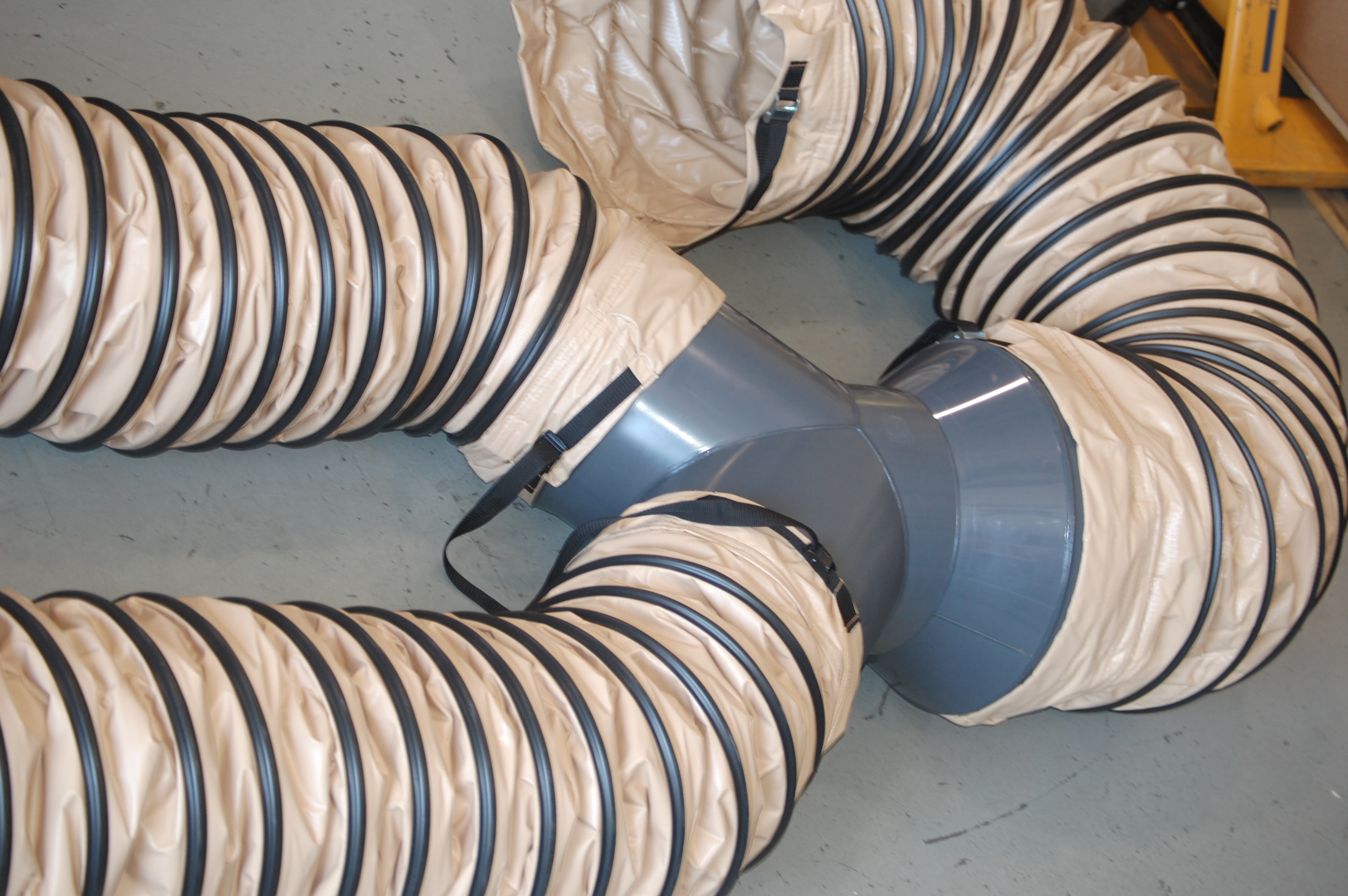 Flexible Tarp for Ventilation System